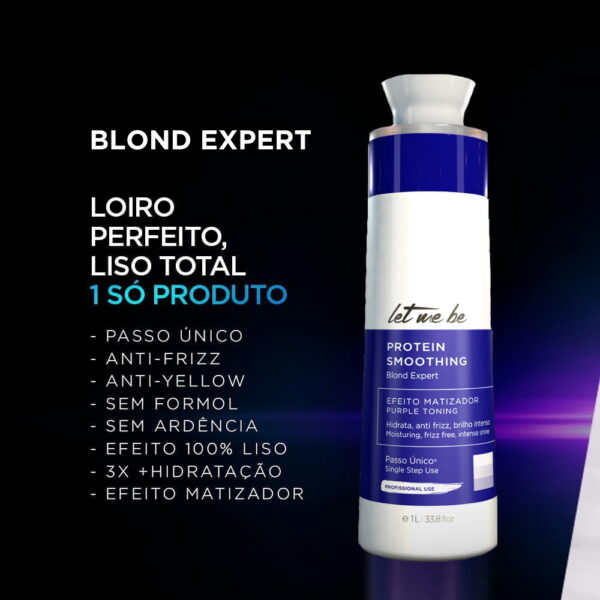 Let Me Be Alisamento Blond Expert Passo Único 500ml - Image 3