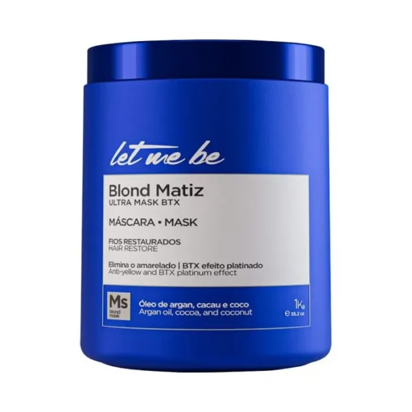 Lmb Masks Let Me Be B-tox Blond Matiz Ultra Mask 1kg - Kaki Beauty